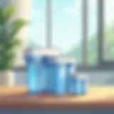 Showcasing various types of water filters