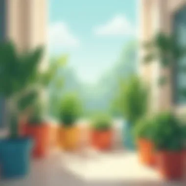 Illustration of light absorption effects in various planter colors