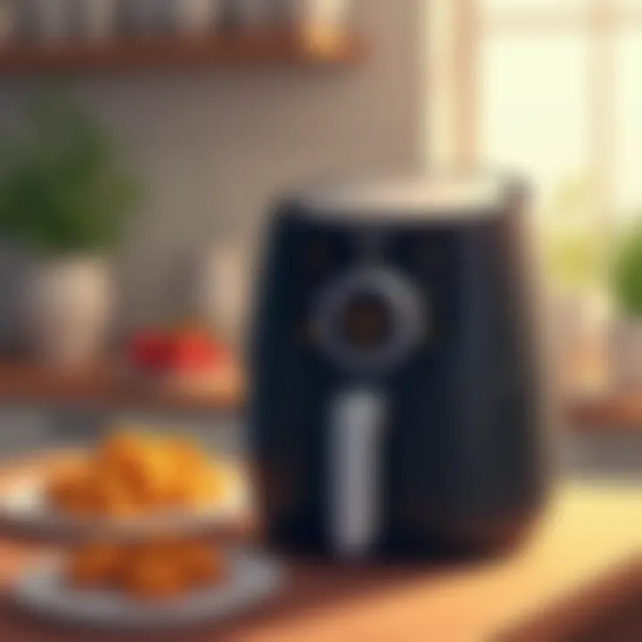 User-friendly interface of the air fryer