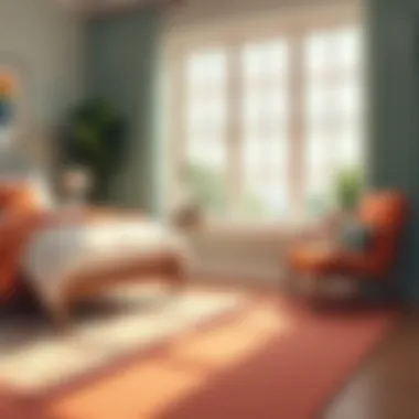 Complementary Design with Carpet Colors Complementary interior design with carpet color integration