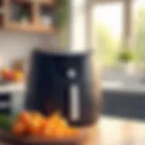 Elegant French door air fryer with a sleek design