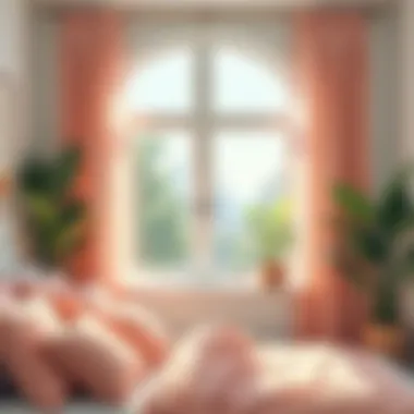Creating Comfort with Calming Color Palettes A serene bedroom decorated in calming colors and textures