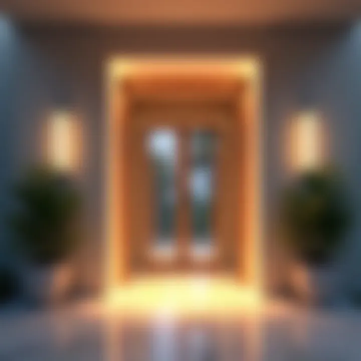 Energy-efficient vestibule lighting design