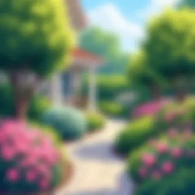 Flowering Shrubs for Aesthetic Appeal Beautiful flowering shrubs enhancing outdoor aesthetics