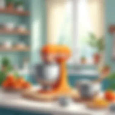 Maintenance Essentials for Culinary Tools A well-organized maintenance toolkit for mixers and bowls, demonstrating best practices for upkeep